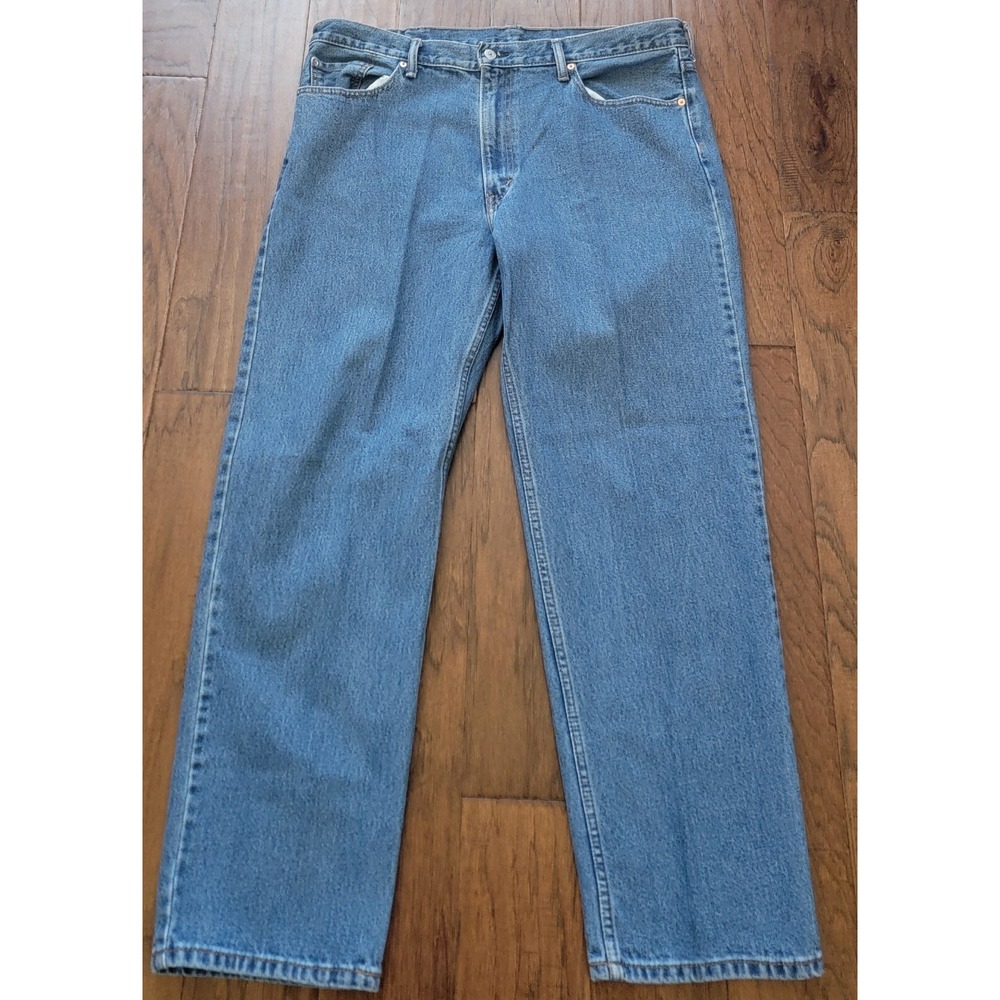 Levi's 550 Mens Relaxed Fit 100% Cotton‎ Blue Jeans Size 40x32